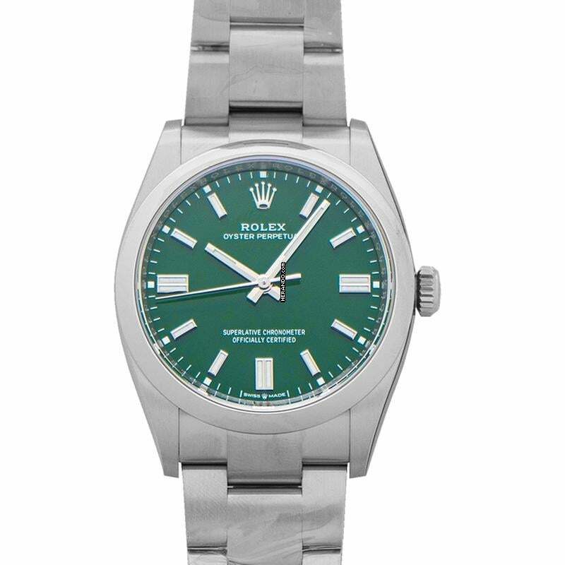Rolex Oyster Perpetual 36 126000-0005 - Oyster Perpetual 36 Automatic Green Dial Watch </h1>