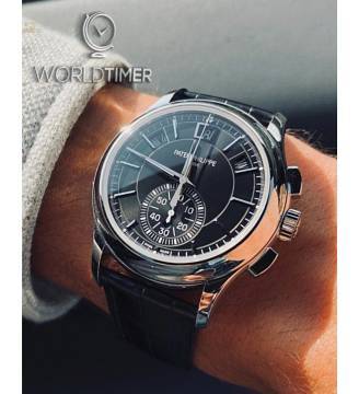 Patek Philippe [NEW] Annual Calendar Chronograph 5905P Black Dial Mens (Retail:HK$585,600)