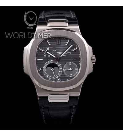 Patek Philippe [NEW] WG Power Reserve Moonphase Nautilus B&P 5712G (Retail:HK$325,900)
