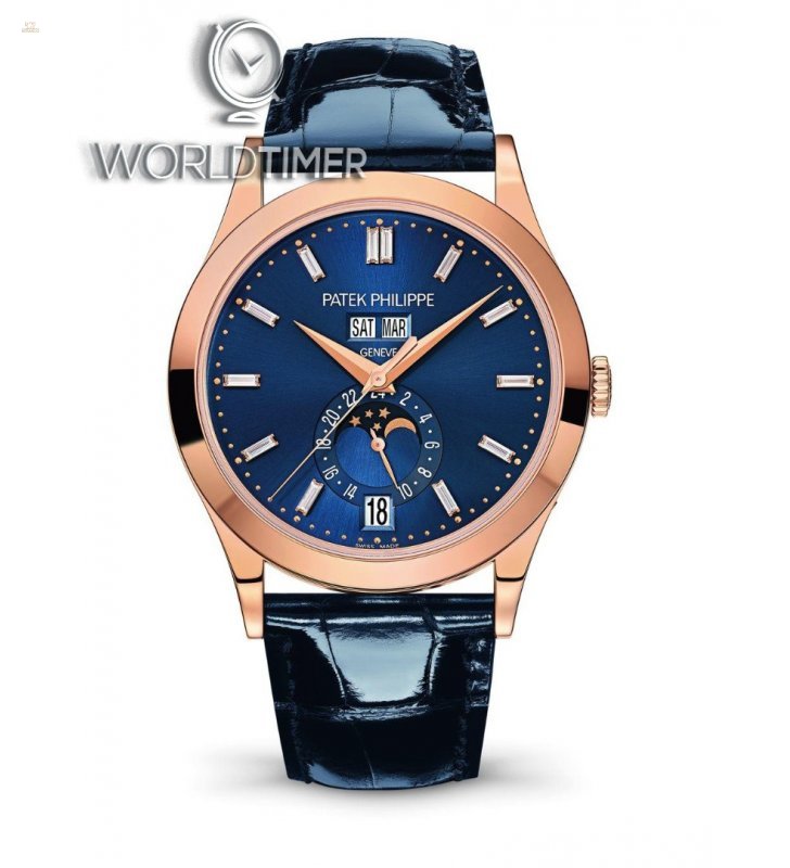 Patek Philippe [NEW] Complications 5396R-015 Annual Calendar RG Blue Dial Watch