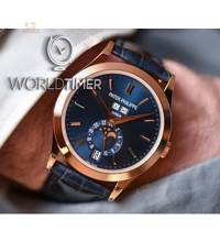 Thumbnail von Patek Philippe [NEW] Complications 5396R-015 Annual Calendar RG Blue Dial Watch
