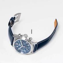 Thumbnail von Longines Spirit L38204930 - Spirit Chronograph Stainless Steel Automatic Blue Dial Men's Watch </h1>