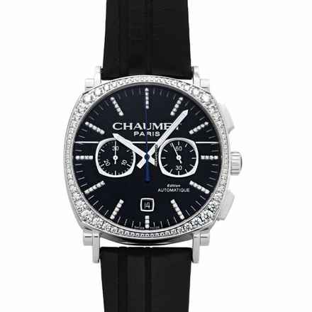  Chaumet Dandy W11190-30F - Dandy Chronograph Black Dial Leather </h1> 