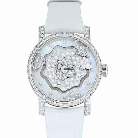  Chaumet W20199-BC2 - Hortensia Creative Complication Ladies Watch 41mm / Leather </h1> 