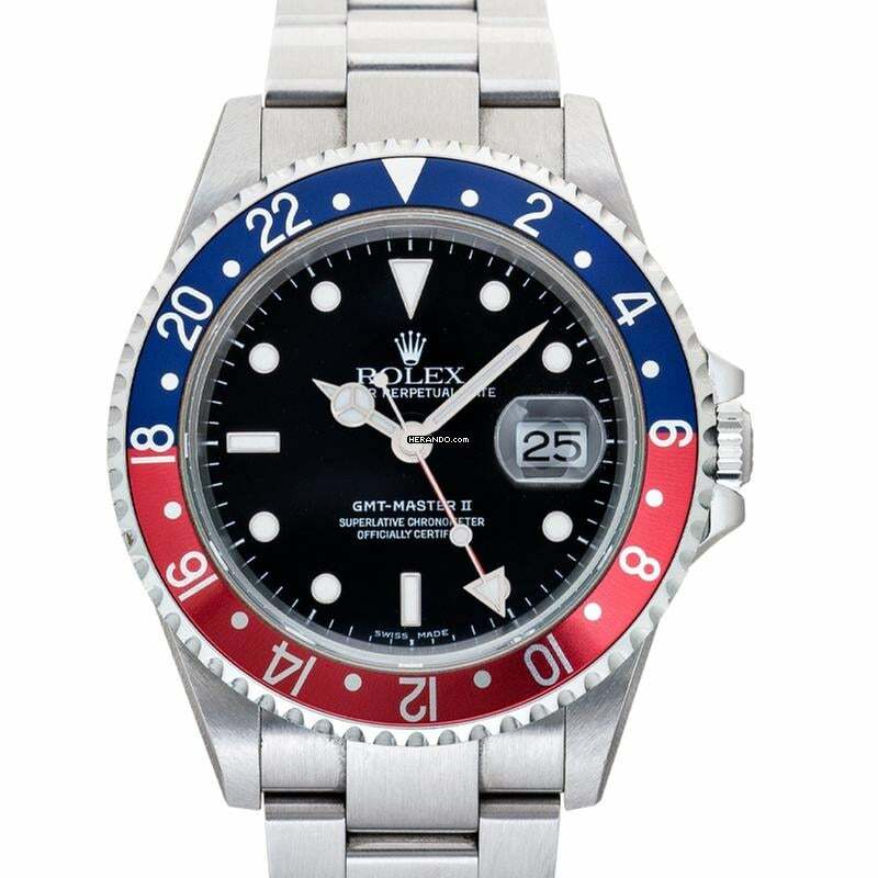 Rolex GMT-Master II 16710BLRO - GMT Master II Automatic Black Dial Stainless Steel Men's Watch </h1>