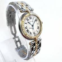 Thumbnail von Cartier Panthère VENDOME 30mm Quartz 2 Tone 0.85TCW Diamond Watch </h1>