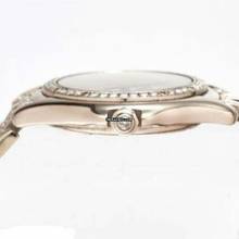 Thumbnail von Cartier Panthère COUGER 27mm Diamond Bezel & Bracelet Steel Watch </h1>