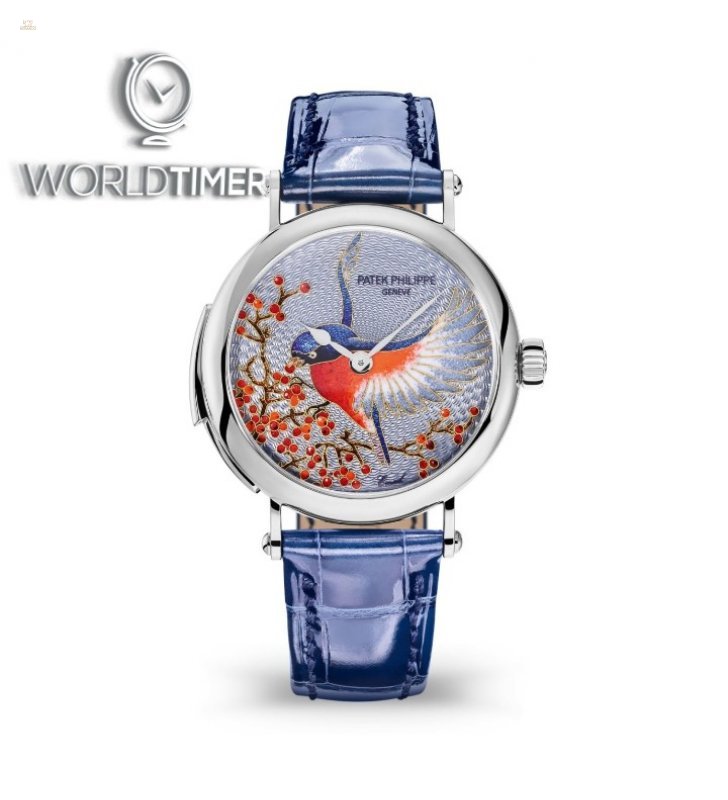 Patek Philippe [NEW] Calatrava Bird White Gold Rare Handcrafts 7000/50G-001