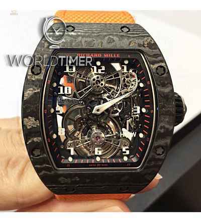 Richard Mille [NEW][LIMITED 10 PIECE] RM 17-01 Black NTPT Tourbillon Watch