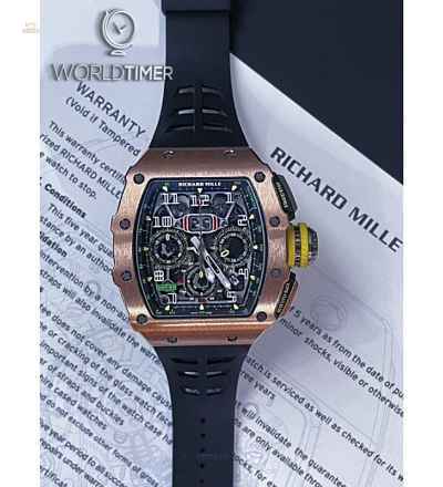 Richard Mille [2019 MINT] RM 11-03 Rose Gold & Titanium Automatic Flyback Chronograph