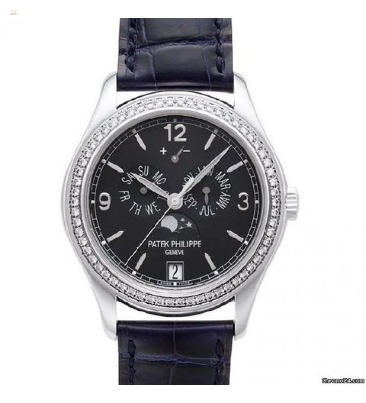 Patek Philippe [NEW] Complications Annual Calendar 5147G-001 Blue Dial White Gold Diamond (Retail:HK$371,800)