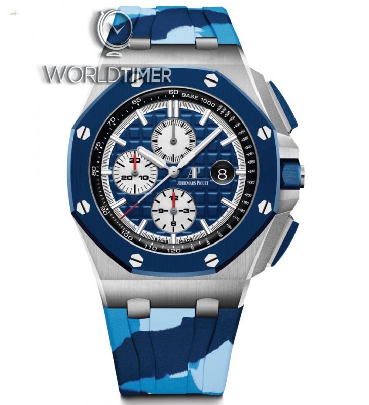 Audemars Piguet [NEW] Royal Oak Offshore Chronograph Blue Camouflage “Camo” 26400SO.OO.A035CA.01