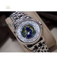 Thumbnail von Patek Philippe [MINT 2005'] 5110P-001 World Time Platinum