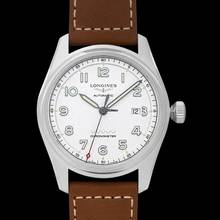 Thumbnail von Longines Spirit L38114732 - Spirit Stainless Steel Automatic Silver Dial Men's Watch </h1>