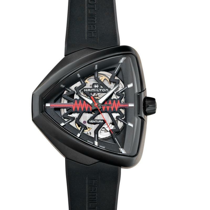 Hamilton Ventura H24535331 - Ventura Elvis80 Skeleton Auto Stainless Steel Men's Watch </h1>