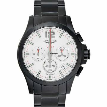  Longines Conquest L37172766 - Conquest VHP Perpetual Chronograph Quartz Silver Dial Men's Watch </h1> 