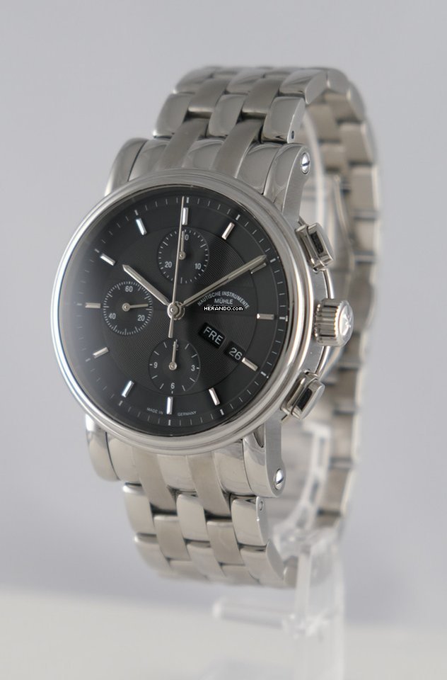 Mühle Glashütte Herrenarmbanduhr Teutonia II Chronograph