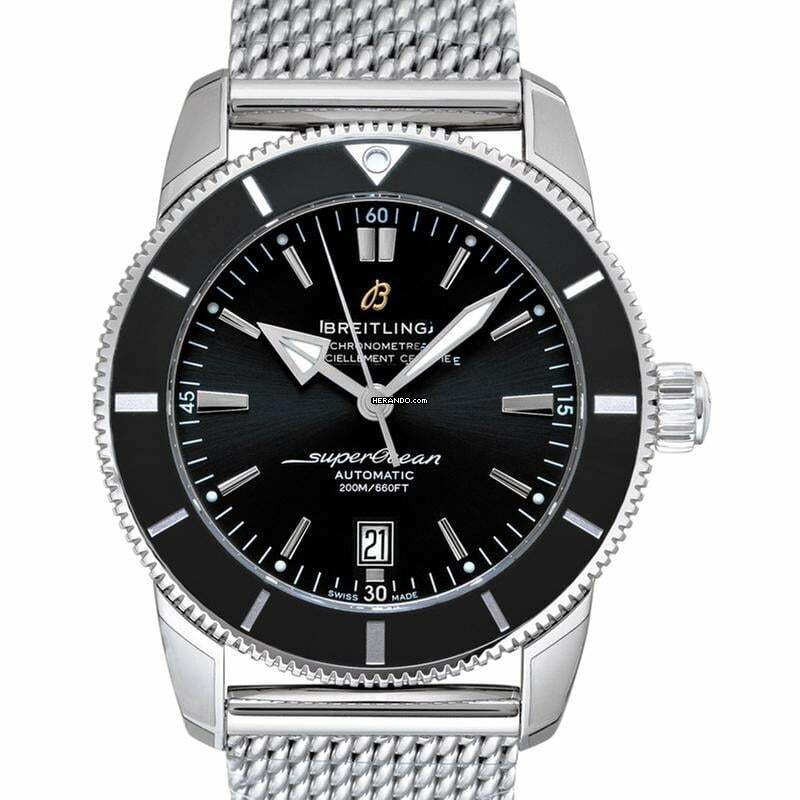 Breitling Superocean Heritage II 46 AB2020121B1A1 - Superocean Heritage Automatic Black Dial Stainless Steel Men's Watch </h1>