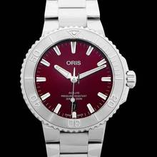 Thumbnail von Oris Aquis 01 733 7766 4158-07 8 22 05PEB - Aquis Automatic Red Dial Stainless Steel Men's Watch </h1>