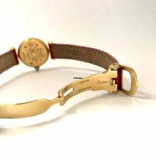 Thumbnail von Cartier VERMEIL COLISÈE Quartz GoldPlated Argent DIAMONDS  & Red Rubies Watch </h1>