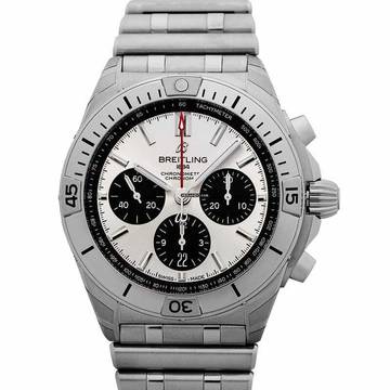  Breitling Chronomat 42 AB0134101G1A1 - Chronomat B01 42 Chronograph Automatic Silver Dial Men's Watch </h1> 