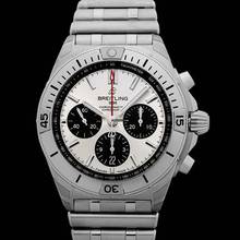 Thumbnail von Breitling Chronomat 42 AB0134101G1A1 - Chronomat B01 42 Chronograph Automatic Silver Dial Men's Watch </h1>
