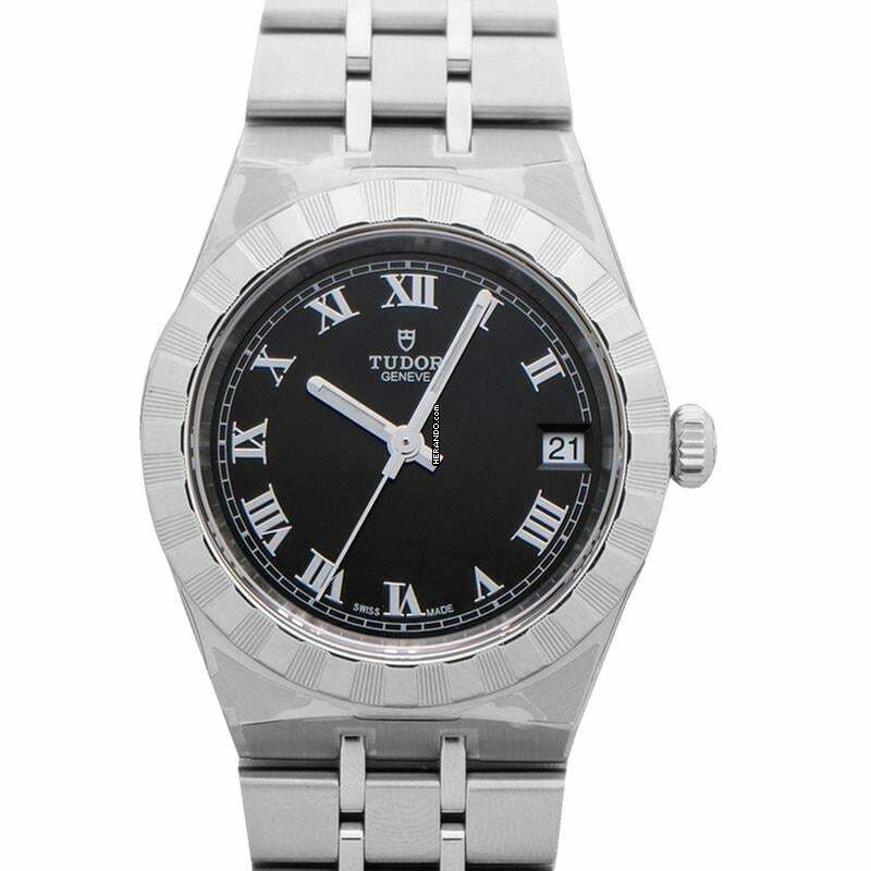Tudor Royal 28400-0003 - Royal 34mm Steel Case Black Dial </h1>