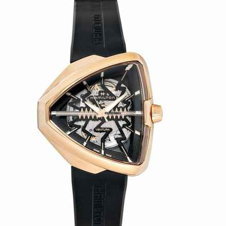  Hamilton Ventura H24525331 - Ventura Elvis80 Automatic Skeleton Dial Stainless Steel Men's Watch </h1> 
