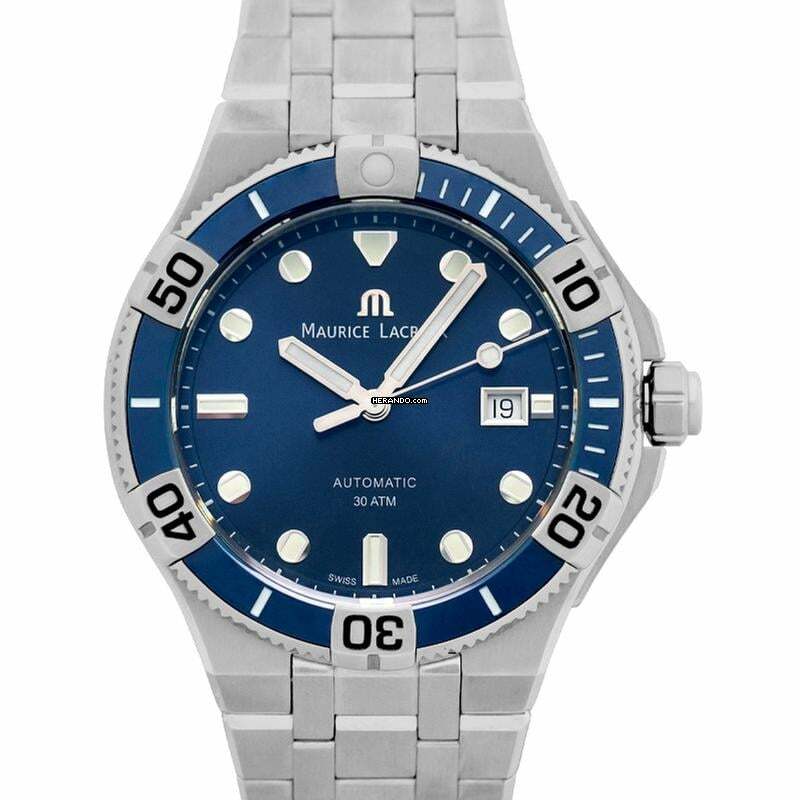 Maurice Lacroix AIKON AI6058-SS002-430-2 - Aikon Venturer Automatic Blue Dial Men's Watch </h1>