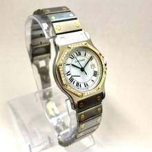 Thumbnail von Cartier Santos OCTAGON Automatic 31mm 2 Tone DIAMOND Watch  </h1>