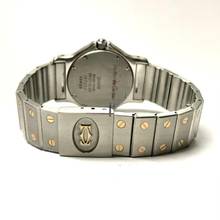 Thumbnail von Cartier Santos OCTAGON Quartz 31mm 2 Tone 0.38TCW DIAMOND Watch  </h1>