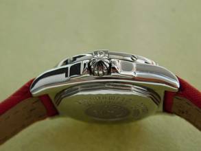 Thumbnail von Breitling Galactic 32 Cockpit Lady / Galactic 32 mit Diamantzifferblatt und neuem original Lederband </h1>