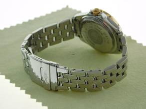 Thumbnail von Breitling Cockpit Lady B-Class / Cockpit Lady mit Goldlünette und original Pilotband im TOP Zustand