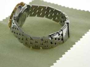 Thumbnail von Breitling Cockpit Lady B-Class / Cockpit Lady mit Goldlünette und original Pilotband im TOP Zustand