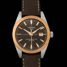 Thumbnail von Tissot Gentleman T927.407.46.291.00 - T-Gold Gentleman Automatic Brown Dial Men's Watch </h1>