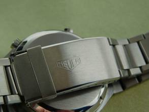 Thumbnail von Heuer Daytona Chronograph Cal.12 Vintage 39mm mit original Stahlband Datum </h1>