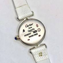 Thumbnail von Cartier VERMEIL COLISÈE 925 Silver Diamond Watch </h1>