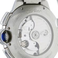 Thumbnail von Cartier Ballon Bleu BLUE 44mm Automatic Chronograph Steel DIAMOND Watch </h1>