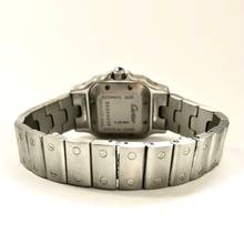 Thumbnail von Cartier Santos Galbée 24mm Automatic Steel 0.65TCW Diamond Watch NEW Model </h1>