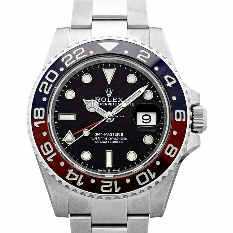 Rolex GMT-Master II 126710blro-0002 - GMT Master II Pepsi Blue and Red Bezel Automatic Black Dial Oyster Men's </h1>