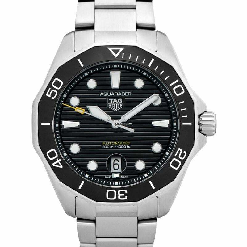 TAG Heuer Aquaracer WBP201A.BA0632 - Aquaracer Automatic Black Dial Stainless Steel Men's Watch </h1>