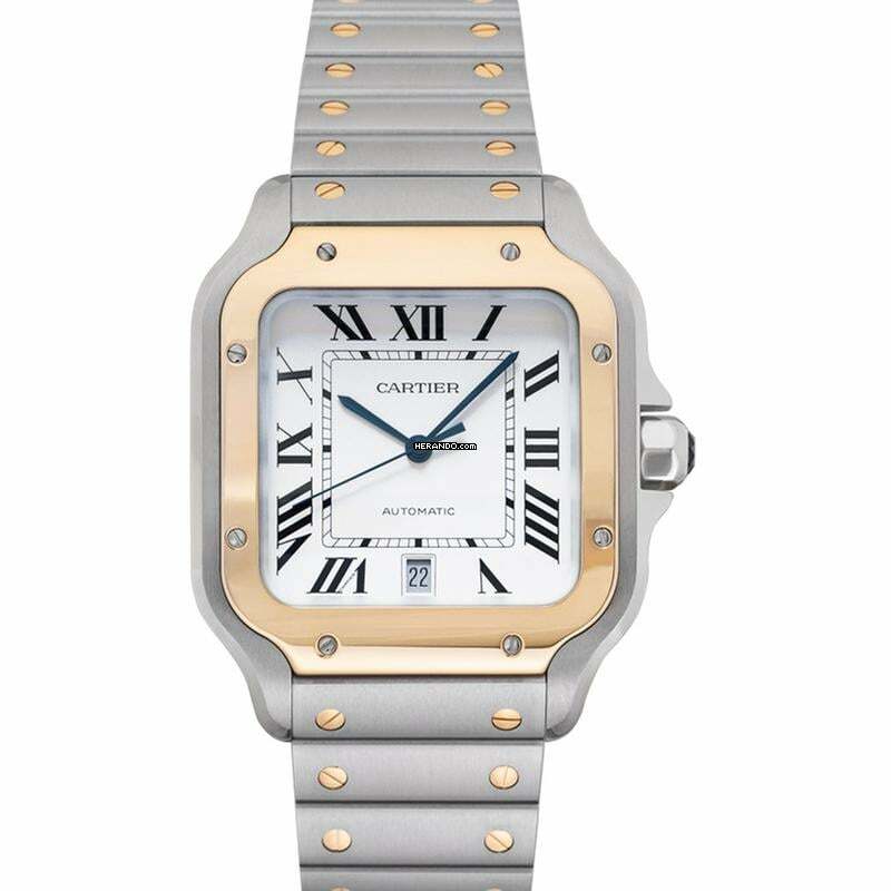 Cartier Santos W2SA0009 - Santos de Cartier Automatic Silver Dial Stainless Steel Men's Watch </h1>