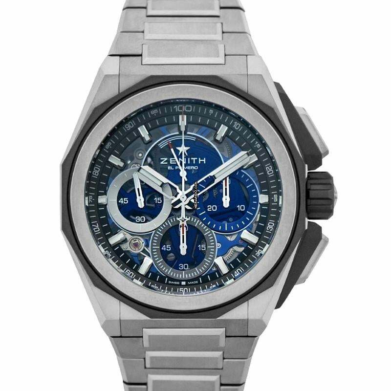 Zenith Defy 95.9100.9004/01.I001 - Defy Automatic Blue Dial Titanium Men's Watch </h1>