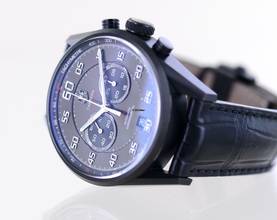 Thumbnail von TAG Heuer Carrera Calibre 36 Chronograph Flyback black Calibre 36 El Primero Titan Glasboden </h1>