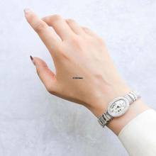 Thumbnail von Cartier Baignoire Mini 18K White Gold Watch ~1.07TCW Diamond Bracelet Watch </h1>