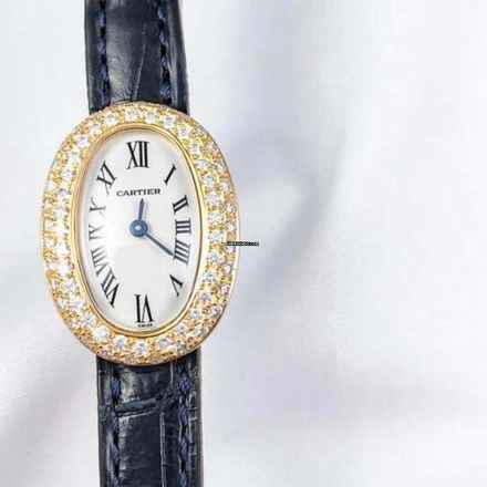  Cartier Baignoire Mini 18K Yellow Gold Watch Diamond Bezel </h1> 