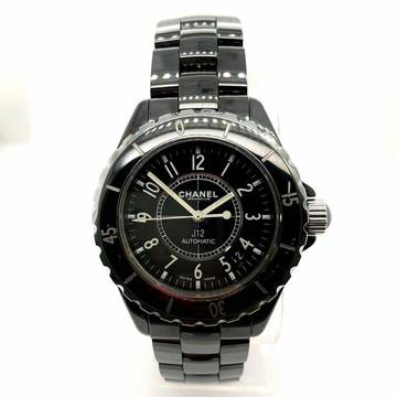  Chanel J12 Automatic Black Ceramics & Steel Watch </h1> 