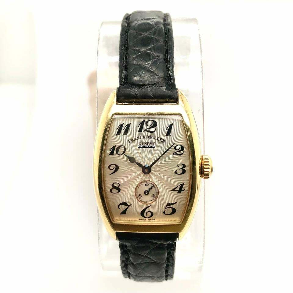 Franck Muller CURVEX Hand Winding 18K Yellow Gold 25mm Watch Skeleton Backcase </h1>
