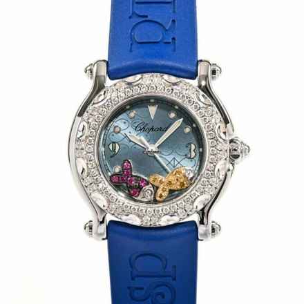  Chopard Happy Sport 26mm Steel 1.15TCW Diamond Watch </h1> 