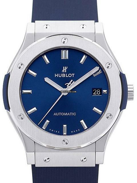 Hublot Classic Fusion Blue Titanium 45 Blue 511.NX.7170.RX </h1>